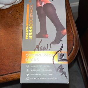 Size Small/Medium Tommie Copper Compression Socks in Box Retails $40